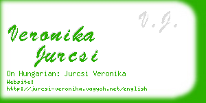 veronika jurcsi business card